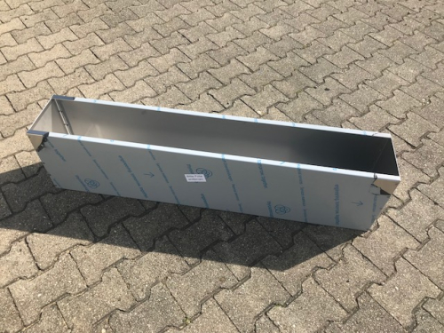 Preview: Blumenkasten Edelstahl 30x20x120 cm (hxbxl) 1 Stück