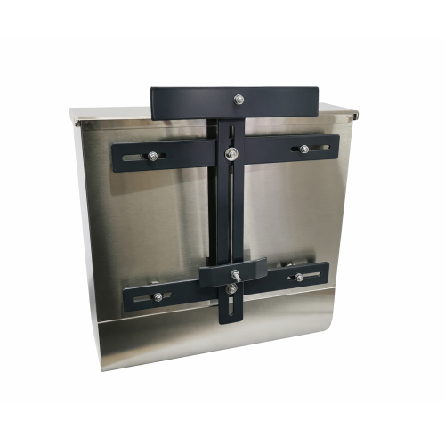 Preview: BRIEFKASTEN | UNIVERSALHALTERUNG | SPEZIELL FÜR DOPPELSTABZÄUNE | PASST IMMER