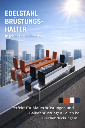 Preview: BRÜSTUNGSHALTER  MAUERHALTER  - KONFIGURATION