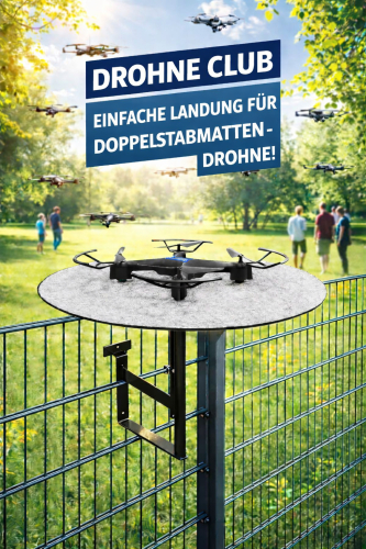 DROHNEN-LANDEPLATZ EINDREHHALTERUNG