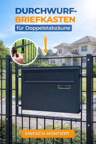 DURCHWURF BRIEFKASTEN INKL. AUSSCHNITTRAHMEN