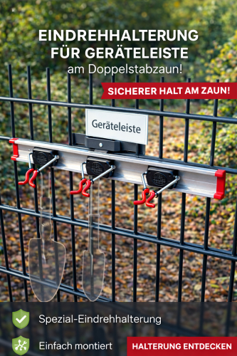 GERÄTELEISTE EINDREHHALTERUNG