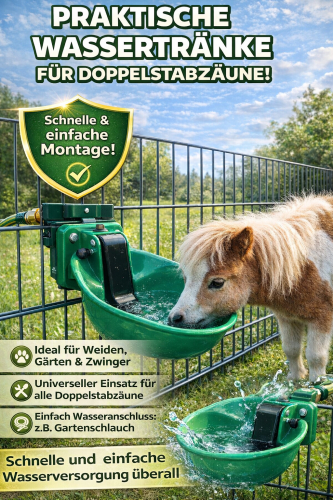 WASSERTRÄNKE EINDREHHALTERUNG | INKLUSIVE WASSERTRÄNKE