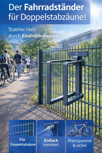 FAHRRADSTÄNDER EINDREHHALTERUNG