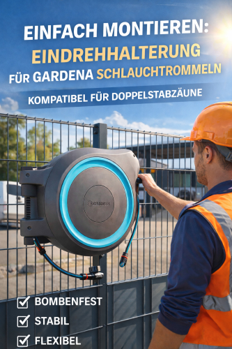 GARDENA ROLL UP 30 und 35 SCHLAUCHTROMMEL KOMPATIBLE EINDREHHALTERUNG