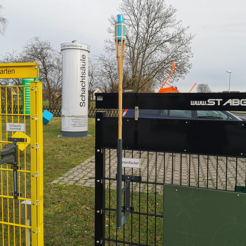 GARTENFACKEL u. SYLVESTERRAKETEN EINDREHHALTERUNG