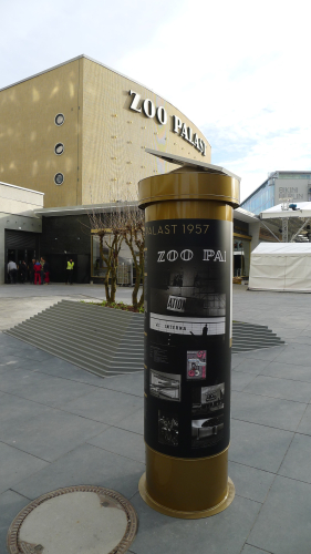 LITFAßSÄULE ZOOPALAST BERLIN OUTDOOR - BAUHÖHE 2,25 m, Ø = 62 cm