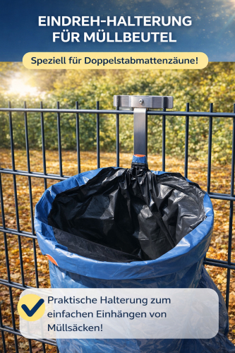 MÜLLBEUTEL EINDREHHALTERUNG