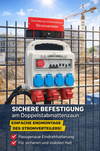 STROMVERTEILER inkl. EINDREHHALTERUNG