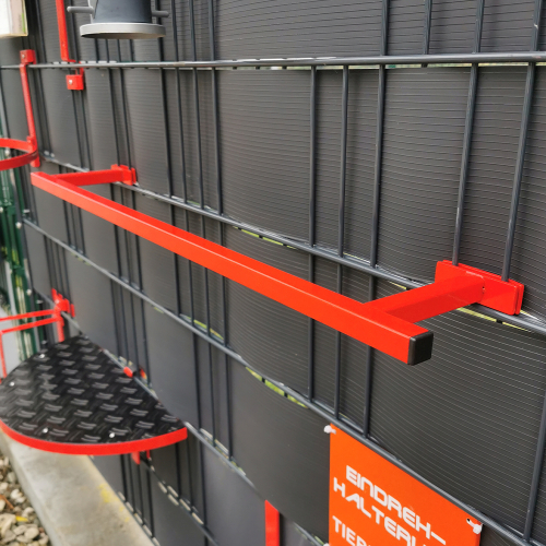 Preview: ZAUNRELING | WÄSCHESTANGE | ANLEHNSTANGE FÜR DOPPELSTABZÄUNE | KONFIGURATION