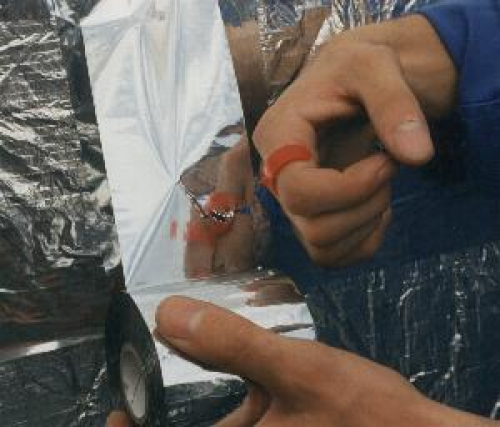 SNIPPERRING - Trennhilfe für aluminiumbedampftes Polyesterband