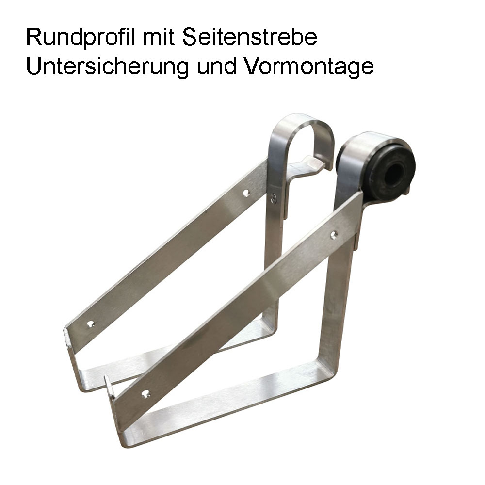 BLUMENKASTENHALTERUNG RUNDPROFIL AB 25.0 mm - KONFIGURATION