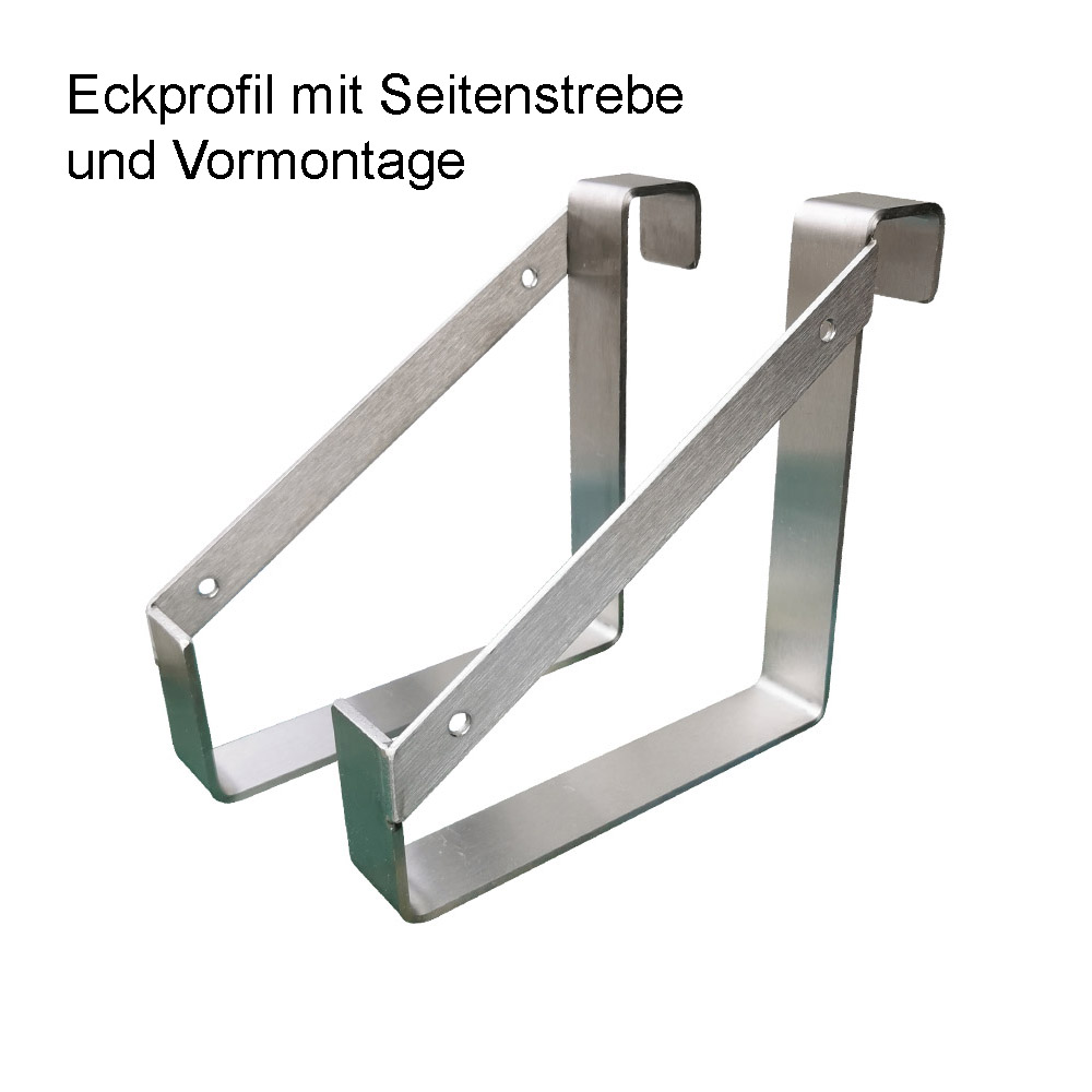 blumenkasten halterung wie anbringen Blumenkastenhalterung mit Haltebgel f. Fensterbnke Edelstahl ohne Bohren