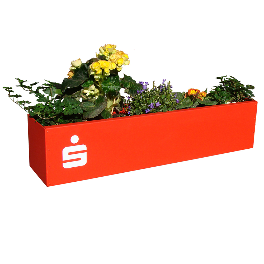 Pflanzksten & Halterungen vom Hersteller | WMT Bnen - Blumenkasten  pulverbeschichtet in Wunschfarben