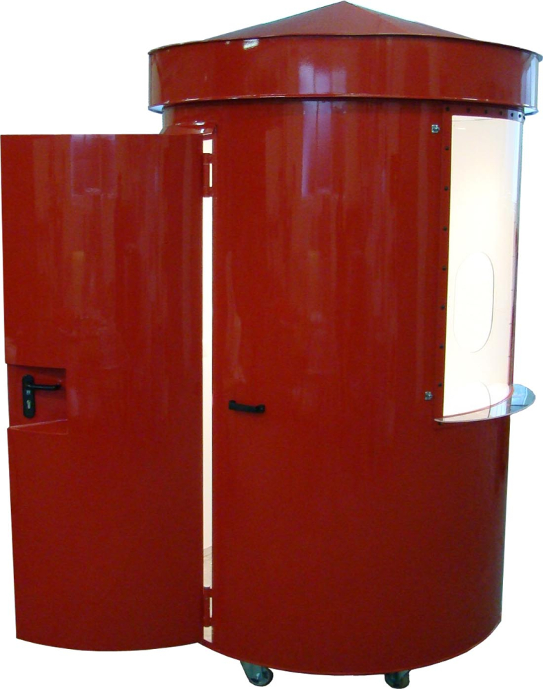 KASSENHAUS GRUGA - BAUHÖHE 2,60 m, Ø 150 cm