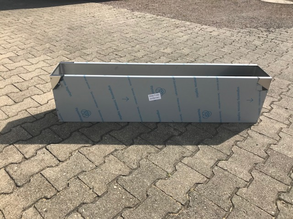 Blumenkasten Edelstahl 30x20x120 cm (hxbxl) 1 Stück