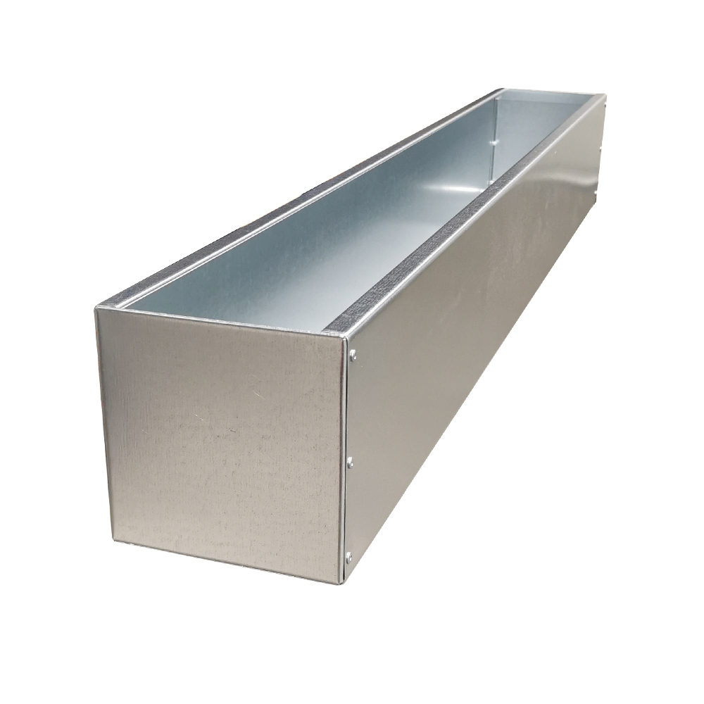 Blumenkasten AZ - verzinkt 30x20x125 cm (hxbxl) 2 Stück