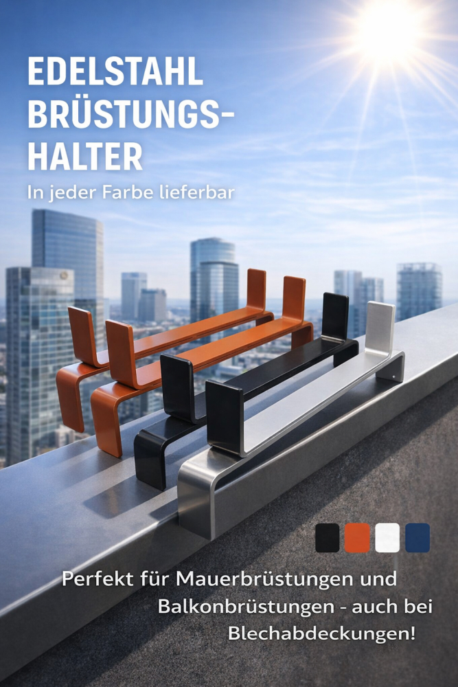 BRÜSTUNGSHALTER  MAUERHALTER  - KONFIGURATION
