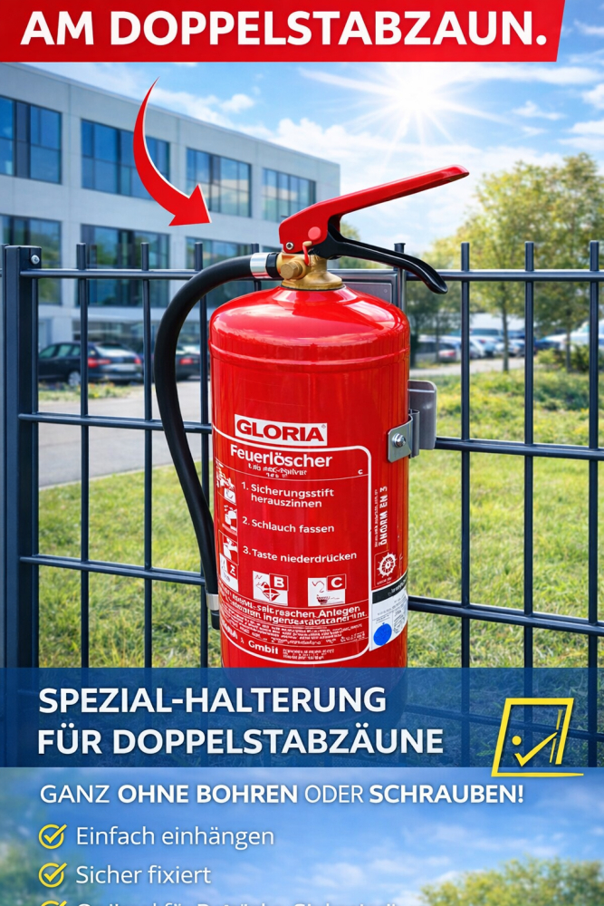 FEUERLÖSCHER EINDREHHALTERUNG