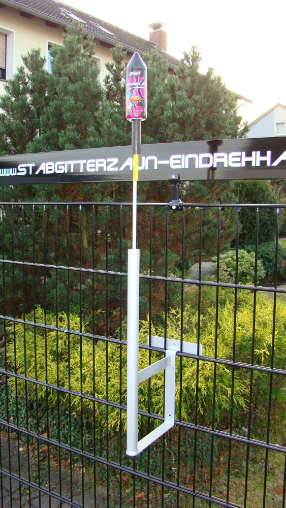GARTENFACKEL u. SYLVESTERRAKETEN EINDREHHALTERUNG
