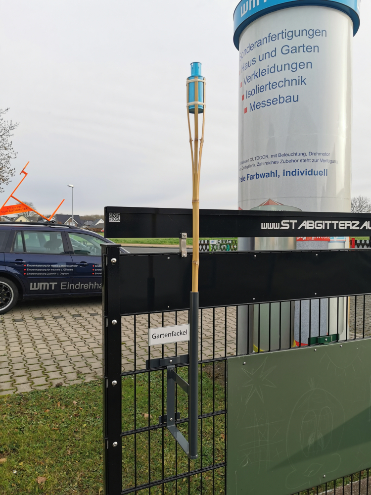 GARTENFACKEL u. SYLVESTERRAKETEN EINDREHHALTERUNG GARTENFACKEL u. SYLVESTERRAKETEN EINDREHHALTERUNG