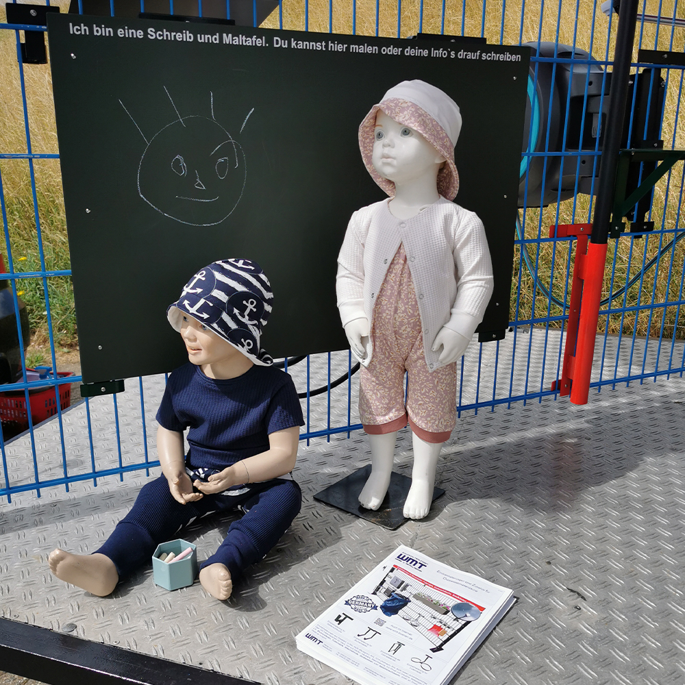 SCHREIB- UND MALTAFEL FÜR DOPPELSTABZÄUNE ALLER ART