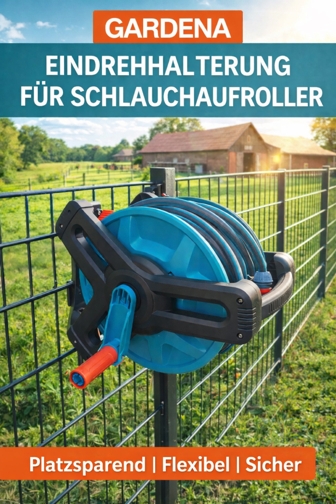 GARDENA SCHLAUCHAUFROLLER CLASSIC 50 KOMPATIBLE EINDREHHALTERUNG