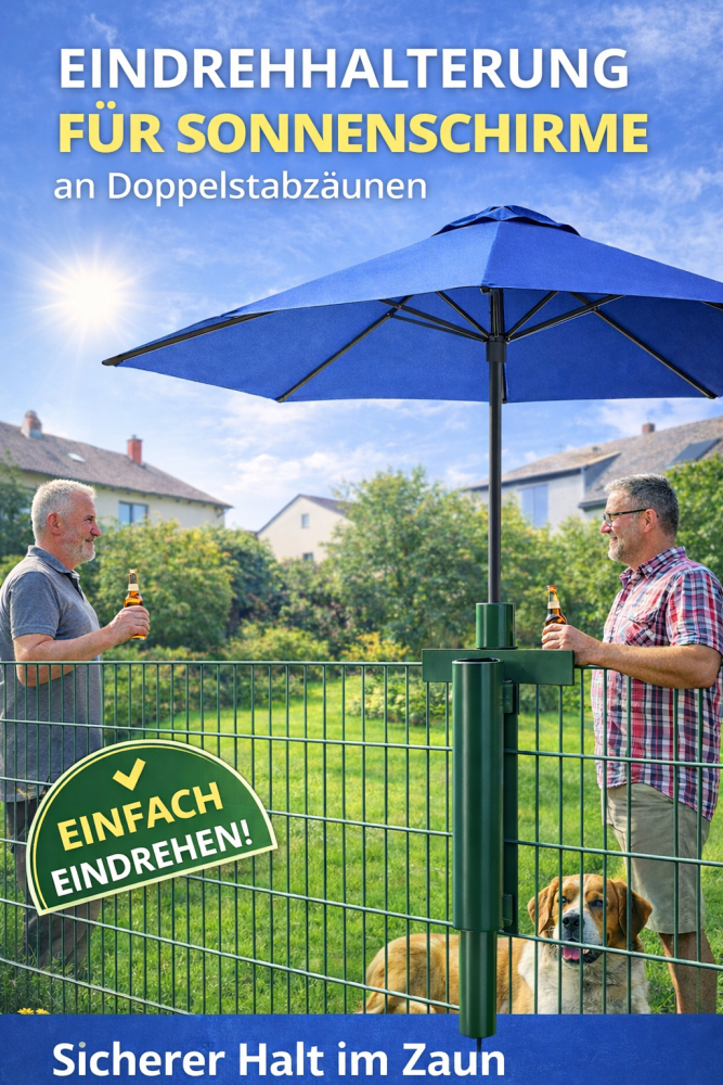 SONNENSCHIRM EINDREHHALTERUNG