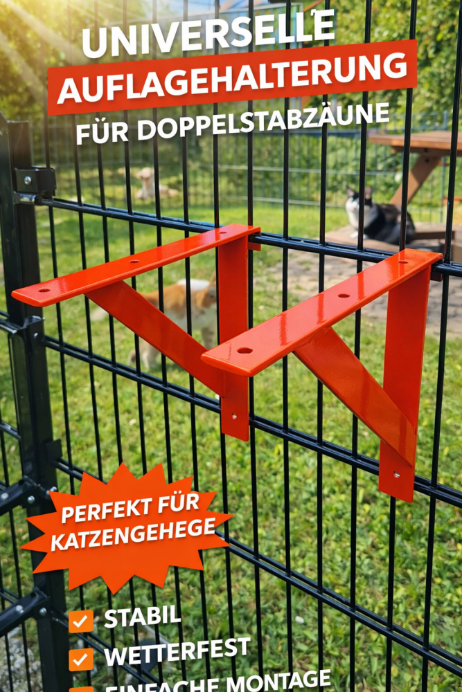 ZAUNHALTERUNG | UNIVERSAL | AUFLAGEHALTERUNG I EINZELHALTERUNG