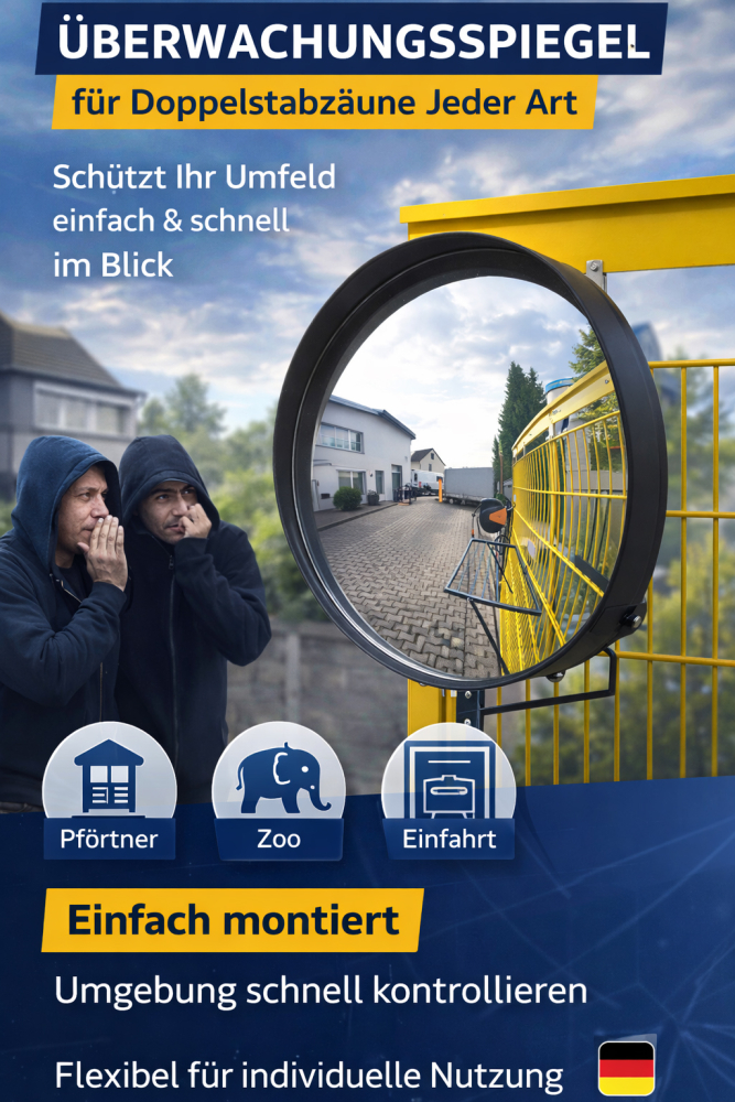 ÜBERWACHUNGSSPIEGEL EINDREHHALTERUNG